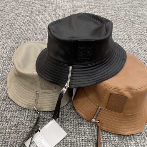 Loewe leather bucket hat